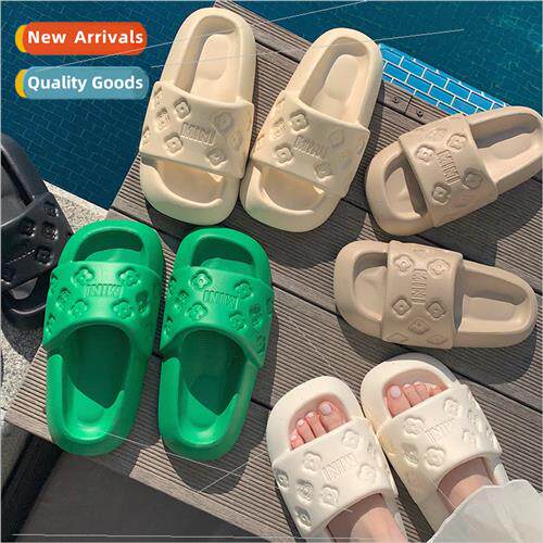 Fashion leisure soft thick bottom fairy home slippers summer