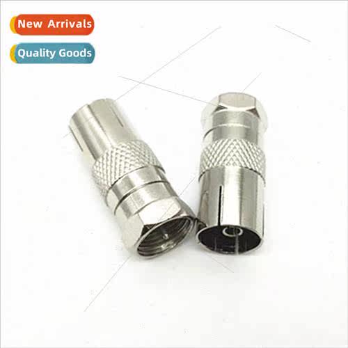 Threaded inch F head male to RF female RF adapter cable set-