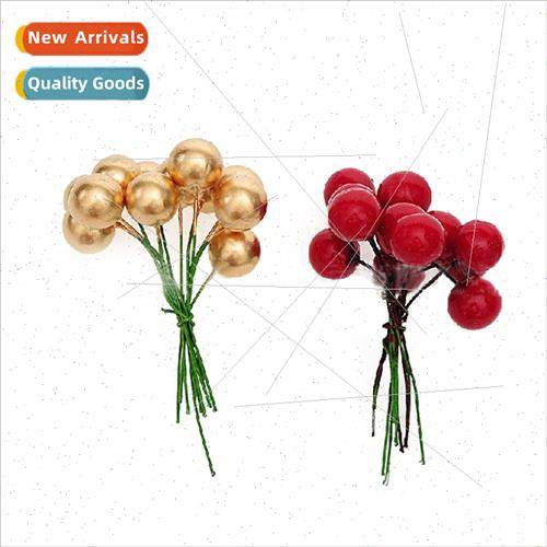 Christmas decorations 1.2CM Christmas berries simulation red
