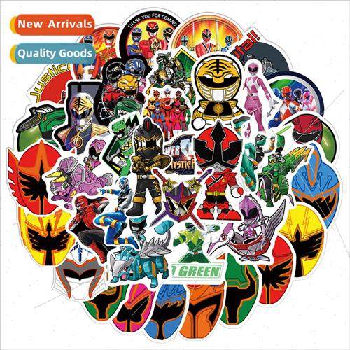 50 Dinosaur Warriors cartoon animation graffiti stickers sui