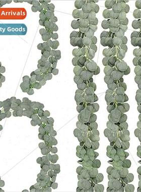 Green leaf material wedding simulation apple leaf rattan euc