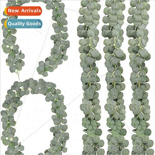 Green leaf material wedding simulation apple leaf rattan euc