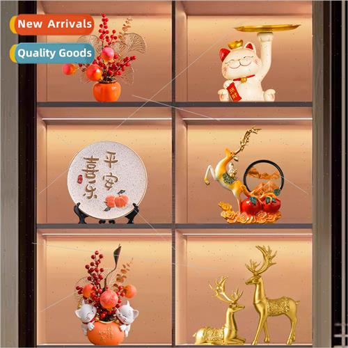 Wine cooler decorations ornaments upscale living room TV cab