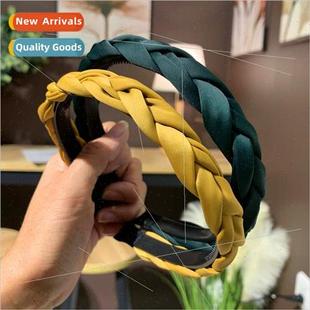 Cards Korea Ponytail Solid Bands Hair Braid Adult Color