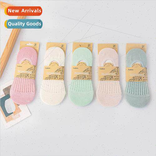 new invisible socks vertical stripes women  breathable -drop