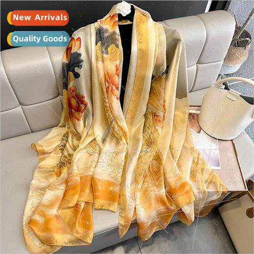 2023 New Lotus Fashion Yuzo Yarn lk Scarf Women Oversized Su