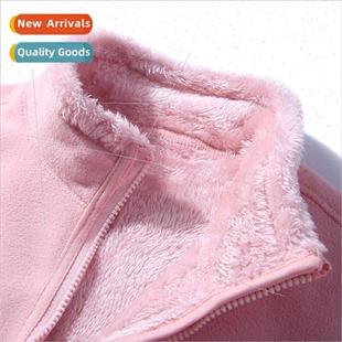 fleece padded jacket shaker thickene men Coral