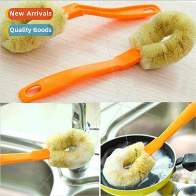 Creative Hemp Fiber Long Handle Pot Washing Brush Kchen Dish