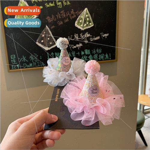 Baby Birthday Hair Accessories Korean Princess Party Hat Hai