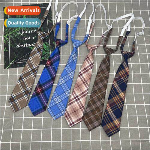 Spring Summer  earth-colored JK tie students brown Korean sh