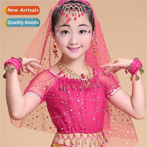 New June 1 Children Belly Dance Indian Dance Costumes Toddle - 实物图