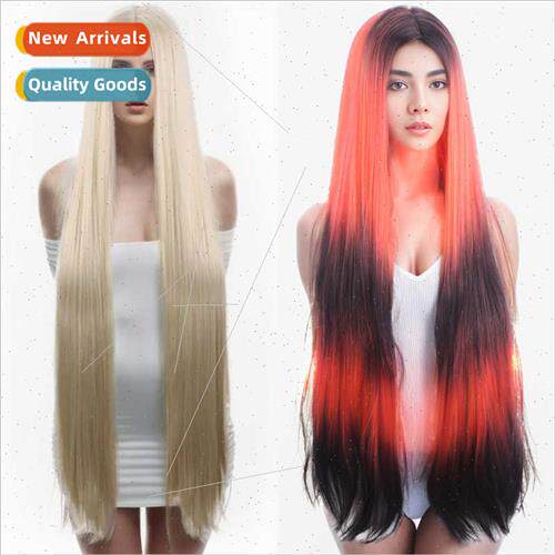 Ancient costume photo shoot wig extended thickened 110CM bei