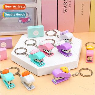 Creative cartoon mini stapler cute binding stationery suppli