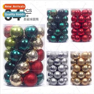 New  Christmas decorations 6cm/34pcs barrel shaped Christmas
