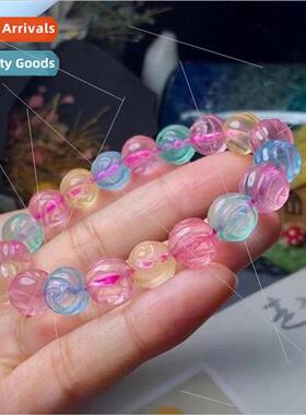 Five Elements Crystal Rose Bracelet Crafted Crystal Transluc