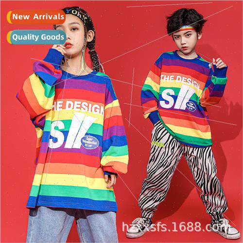 Childrens Set Dance Costume Boys Hip Hop Walking Su Junior h