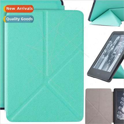 适用kindle paperwhite4 generation case KPW4 leather case tra