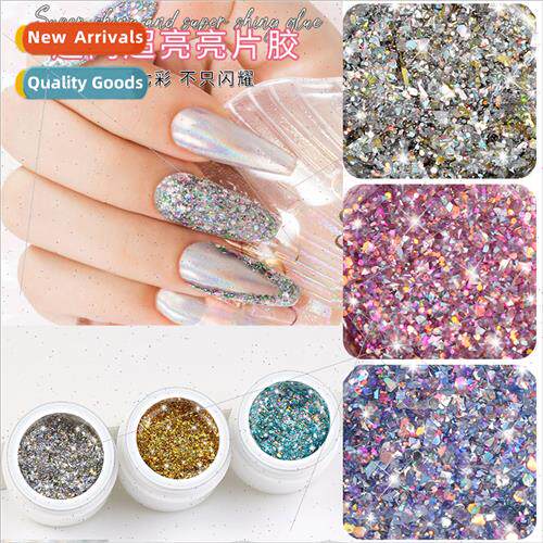 Super glter sequins nail polish burst flash ins nail glter i