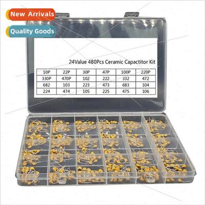 480PCS 600PCS Monolhic Capacor Set 10PF 10UF 50V 24 Kinds 20