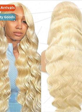 Europe Women Front Lace Wigs 613# Long Curly Hair Big Wave H