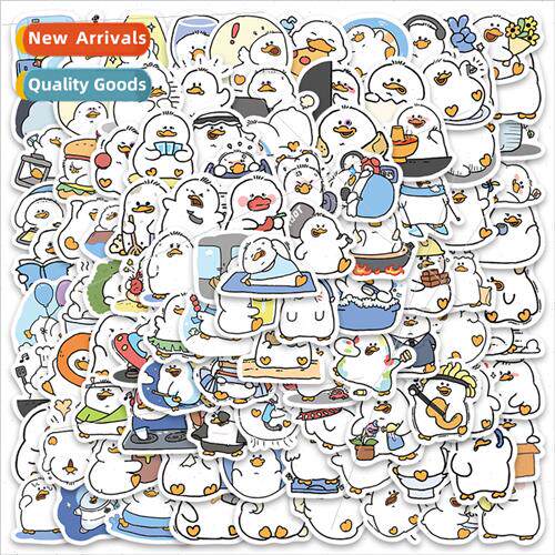 100 cartoon Fafu duck stickers decorative sucase water cup c