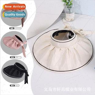 waterproof sunshade cap quick hollow drying bow new large