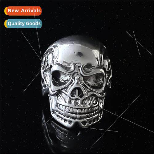 Europe hjewelry skull generals ring set tide men hundred vin