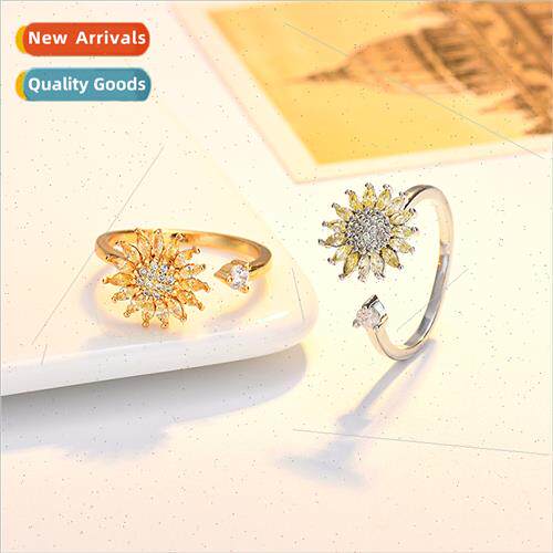 Europe sunflower rotating ring female anxiety sss relief sun