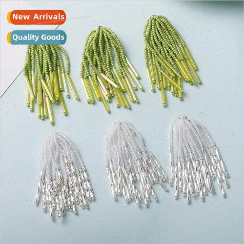Mori small fresh long tassel flowers diy handmade weaving be