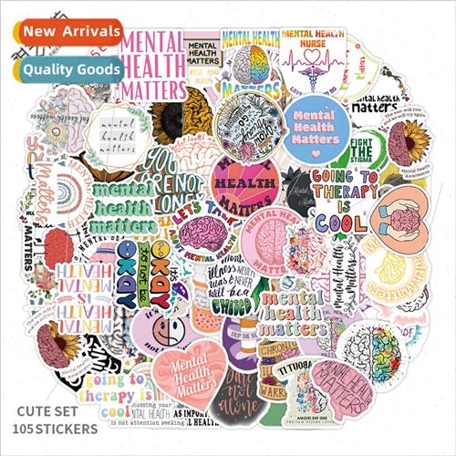 100 new heart healthy small fresh graffiti stickers helmet c
