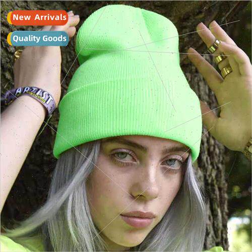 Men women bare board kn hat solid color acrylic wool hat Eur