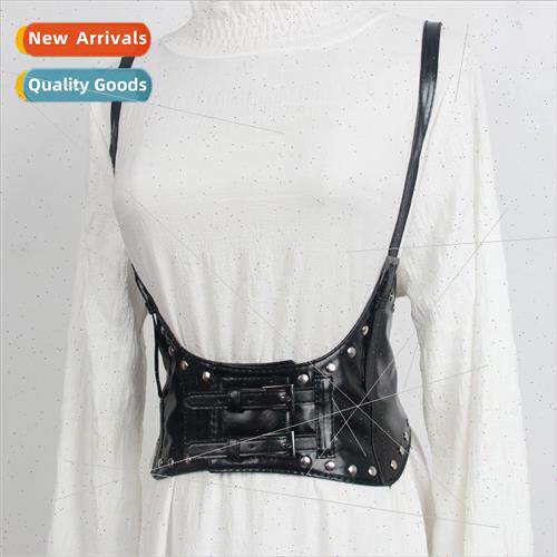 Vest strappy external wear suspenders girdle elastic waist s
