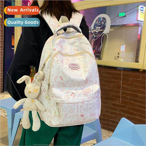 ins wind cute shoulder bag large capacy nd backpack simple f