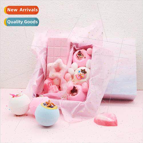 Bath Ball Set Essential Oil Bubble Salt Ball Soap Valentine