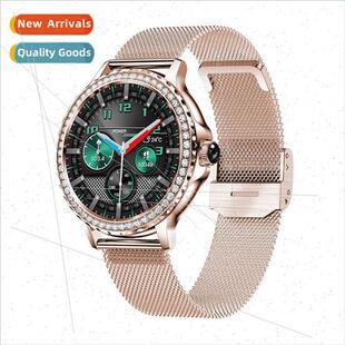 New NX19 Bluetooth call female diamond encrusted smartwatch
