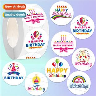 Label Seal 1.5 inch Decorationhappy Happy Envelope Birthday
