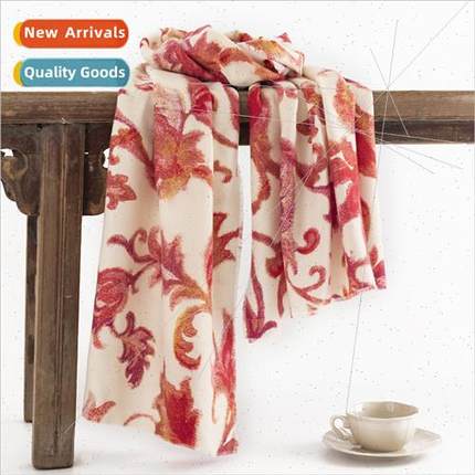Elegant celebry printed scarf 2023 new faux cashmere scarf f