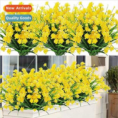 Artificial Flowers Fake Plants Shrubs Bouquets Decoration 7