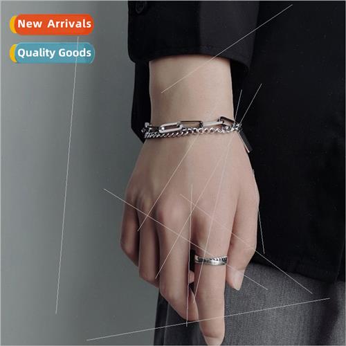 che ins tide splicing double layer stacked bbracelet men wom