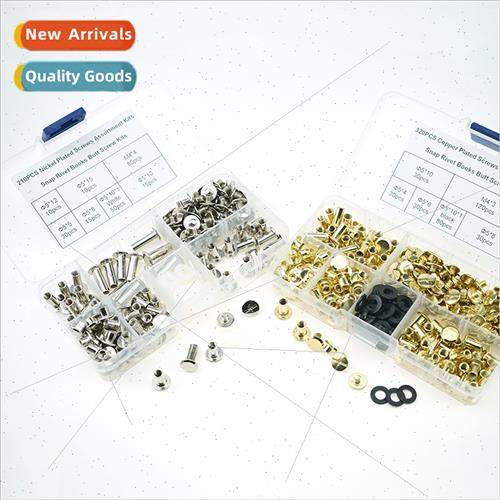 Ledger Screws Plated Sub-Master Rivets Album Butt Recipe Nai