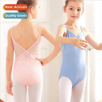 wear childrens female summer halter ballet practice clothes