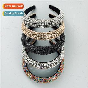 premium feeling hair full female sponge band Europe diamond