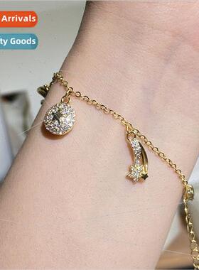 2023ins Simple Star Moon Unicorn Zirconia Bracelet Fashion H