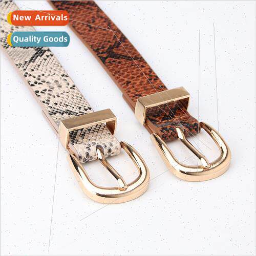 new ladies belt snake belt fashion simple jeans pants belt i