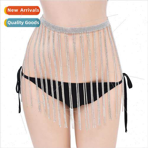 New waist jewelry fashion tassel rhinestone sexy body chain