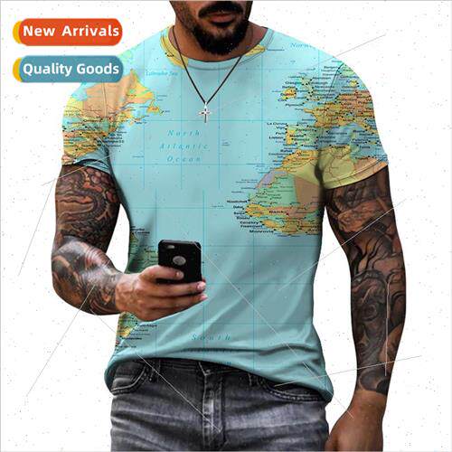 2023 summer new personalized pattern printing three-dimensio