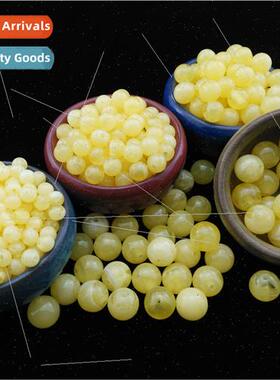 Beeswax round beads 2 generation ngle beads loose beads neck