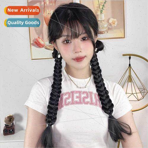 Twisted braid wig female new Chinese long hair fishbone brai