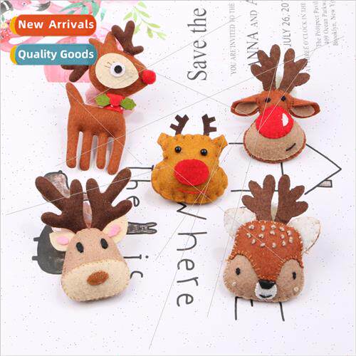 Christmas Hair Clip 2020 Costume Accessories Elk Hair Card D