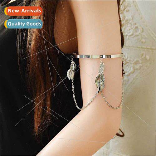 Leaf tassel arm bracelet fashion bracelet ancient Chinese co